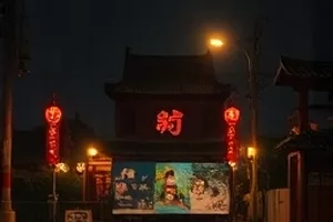 《铁皮月亮》封面，屋顶铁皮上倒映的一轮圆月